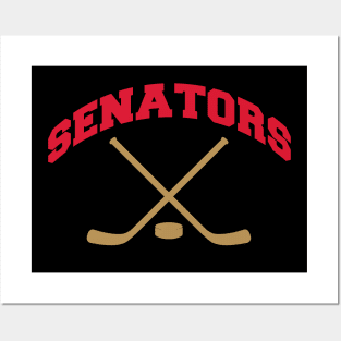 Senators Hockey Small logo Posters and Art